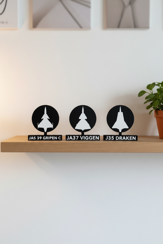 Swedish Fighter Jets Emblem - Bundle Pack