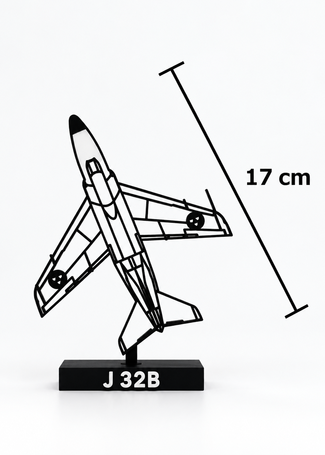 J 32B ”LANSEN” - 3D Printed Decoration Model