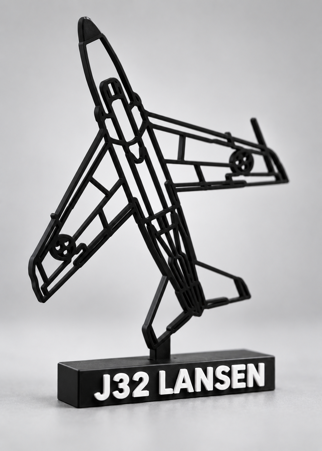 J 32B ”LANSEN” - 3D Printed Decoration Model
