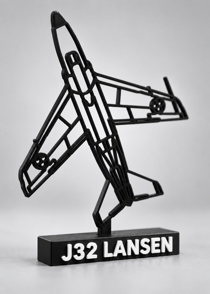 J 32B ”LANSEN” - 3D Printed Decoration Model