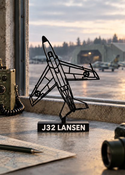 J 32B ”LANSEN” - 3D Printed Decoration Model