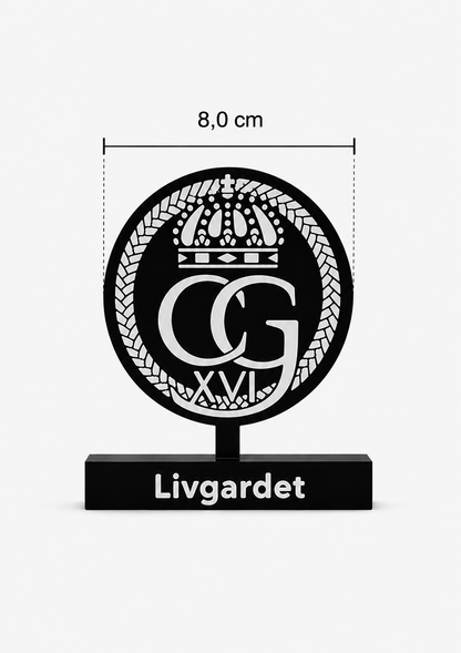 Livgardet Emblem – The Royal Guards (3D Printed)