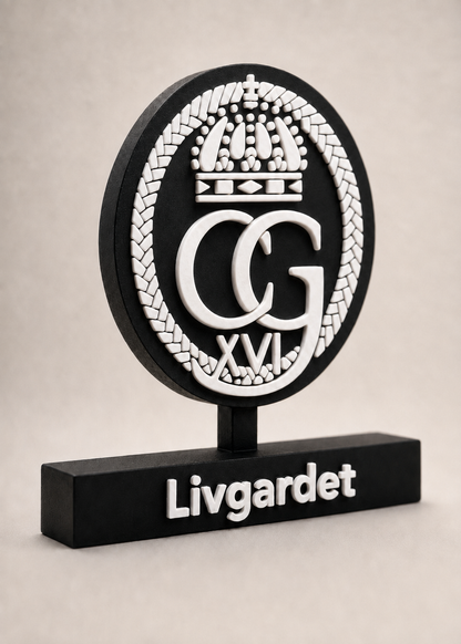 Livgardet Emblem – The Royal Guards (3D Printed)