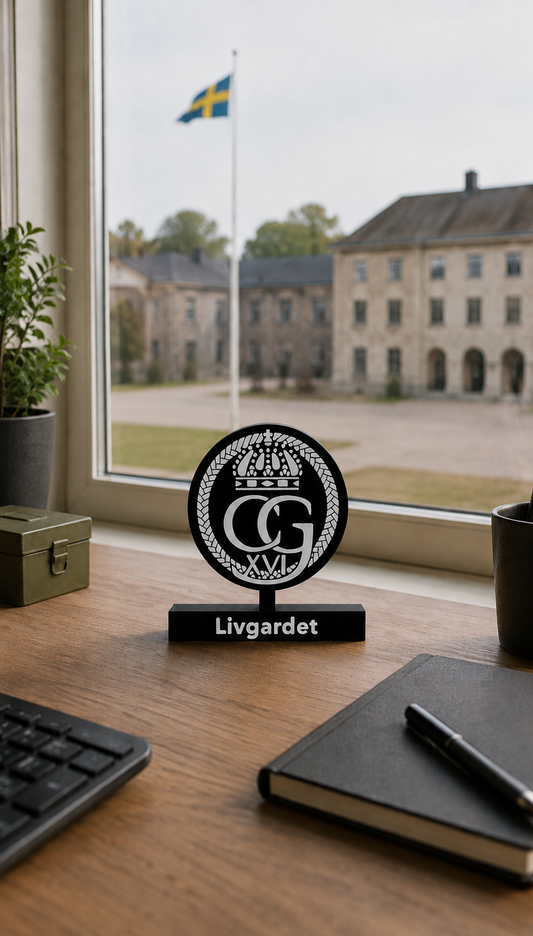 Livgardet Emblem – The Royal Guards (3D Printed)