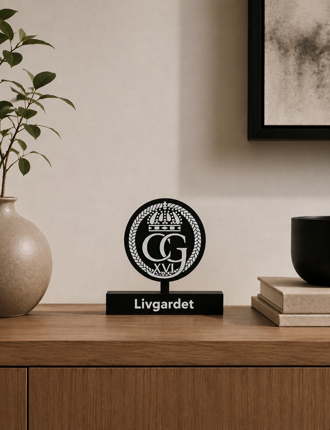 Livgardet Emblem – The Royal Guards (3D Printed)