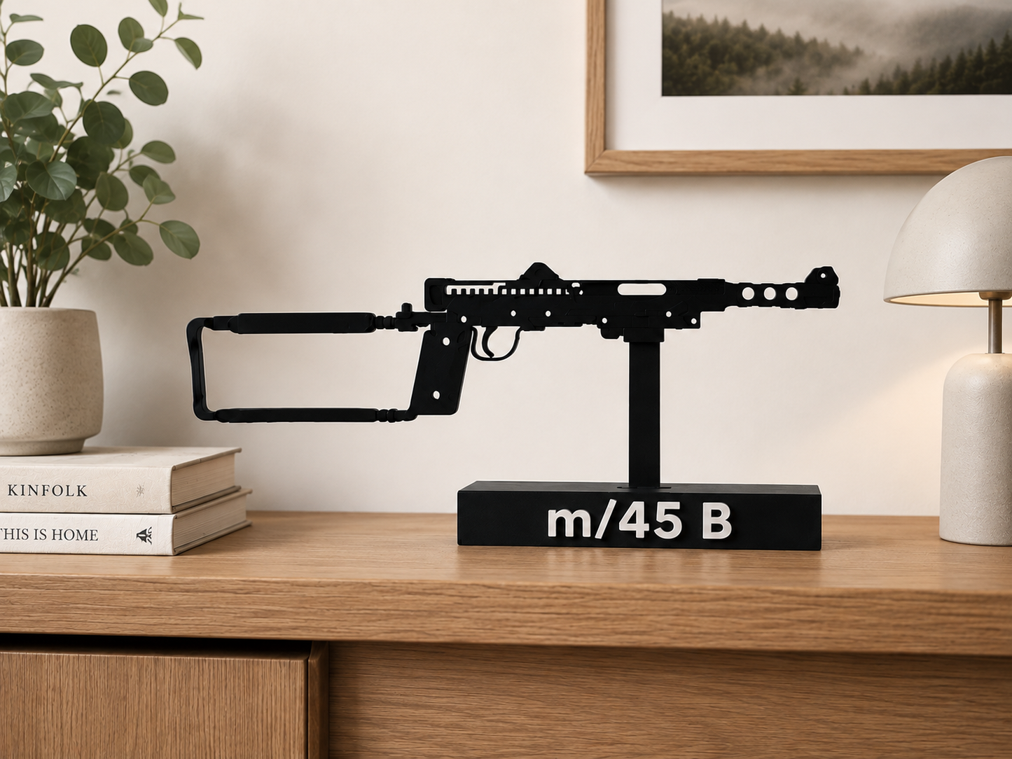 M45 “Bertil” (kpist) – Swedish Submachine Gun (3D Printed Model)