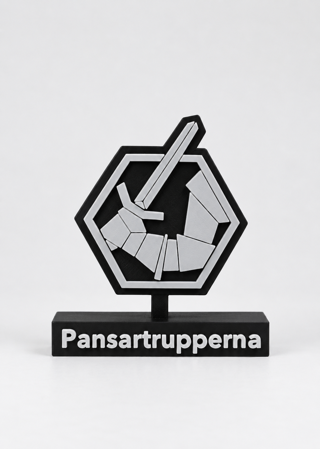 Armoured Troops Emblem – Pansartrupperna (3D Printed)