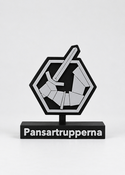 Armoured Troops Emblem – Pansartrupperna (3D Printed)