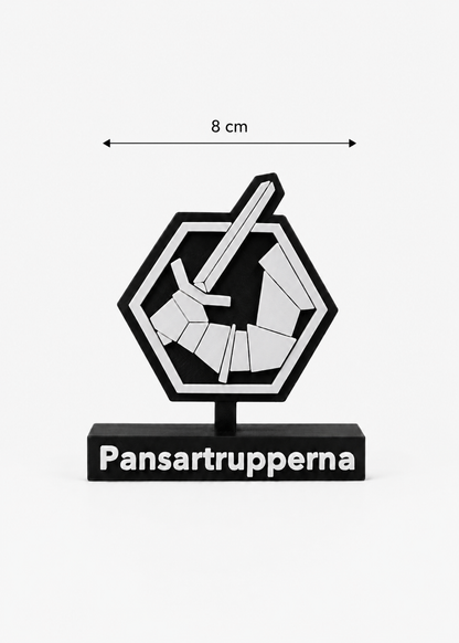 Armoured Troops Emblem – Pansartrupperna (3D Printed)