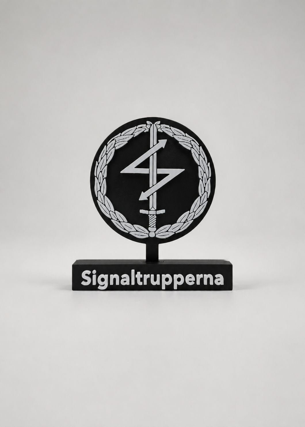 Signal Troops Emblem – Signaltrupperna (3D Printed)