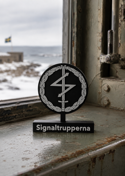 Signal Troops Emblem – Signaltrupperna (3D Printed)