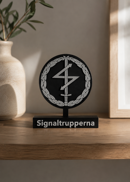 Signal Troops Emblem – Signaltrupperna (3D Printed)