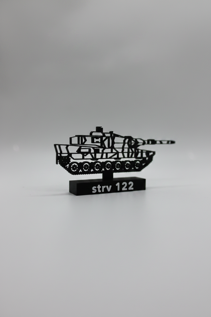Stridsvagn 122 (strv 122)  - 3D Printed Scale Model