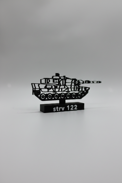 Stridsvagn 122 (strv 122)  - 3D Printed Scale Model