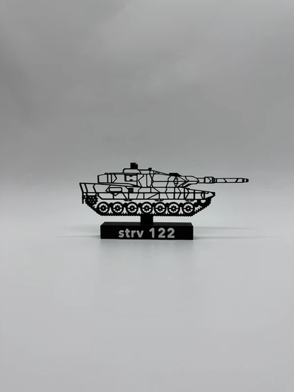 Stridsvagn 122 (strv 122)  - 3D Printed Scale Model