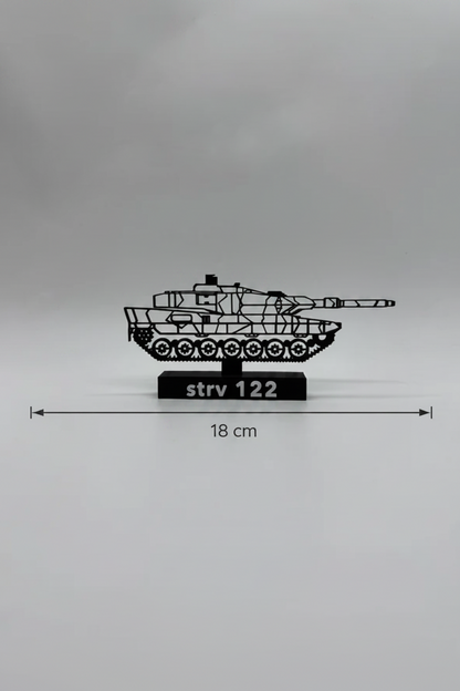 Stridsvagn 122 (strv 122)  - 3D Printed Scale Model