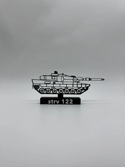 Stridsvagn 122 (strv 122)  - 3D Printed Scale Model