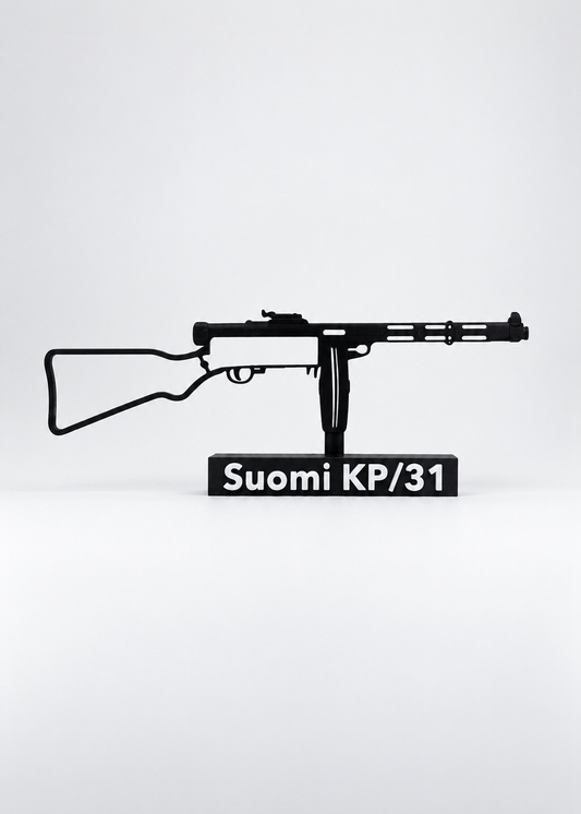 Suomi KP/-31 – Finnish Submachine Gun (3D Printed Model)