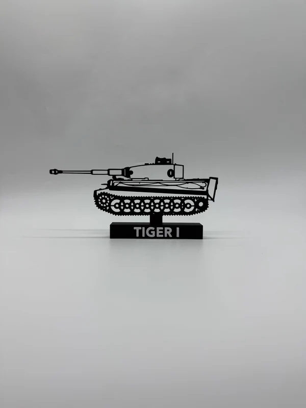 Tiger I Tank - 3D Printed Scale Model