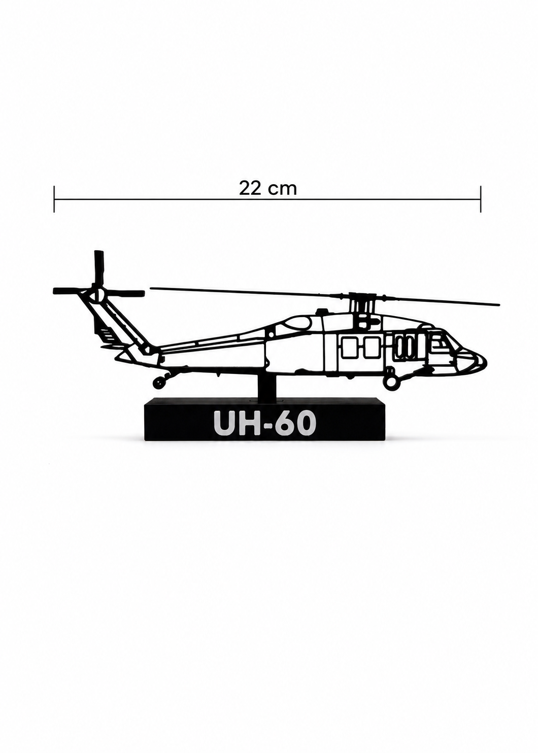 UH-60 Black Hawk - 3D Printed Scale Model