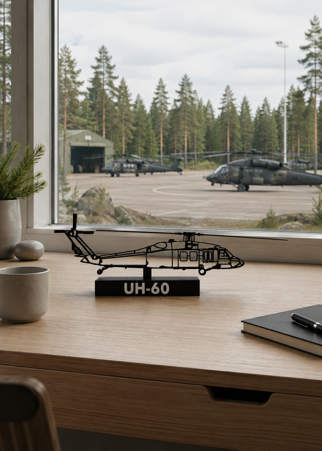 UH-60 Black Hawk - 3D Printed Scale Model
